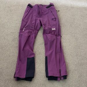 Mountain Hardwear Purple Women's Snow Pants